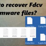 Fdcv ransomware file recovery