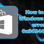 Fix 0x80240437 error