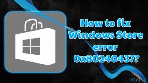 Fix 0x80240437 error