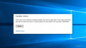 Fix 0x8024401c error on windows
