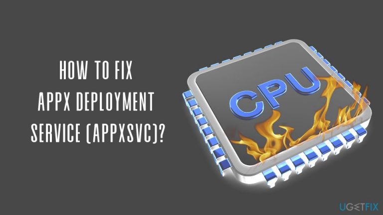 How to fix WSAPPX high cpu usage?
