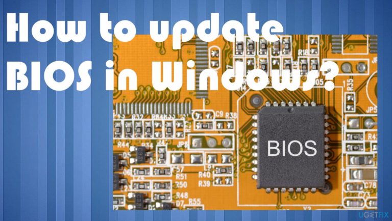 How to update BIOS in Windows?