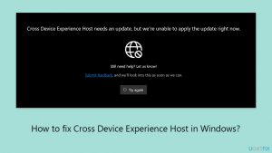 Fix cant install cross device experience host in windows copy