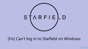 Fix cant log in to starfield on windows