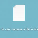 Fix cant rename a file in windows