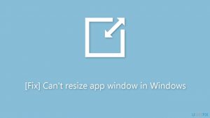 Fix cant resize app window in windows