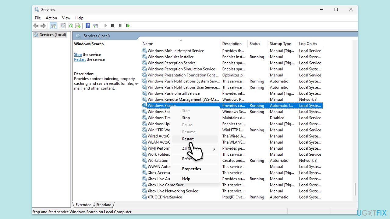 Fix cant type in windows 11 search box restart windows search service copy Fix cant type in windows 11 search box restart windows search service copy