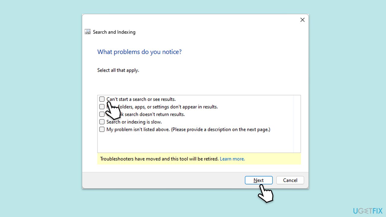 Fix cant type in windows 11 search box use search and indexing troubleshooter copy Fix cant type in windows 11 search box use search and indexing troubleshooter copy