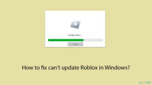 Fix cant update roblox in windows copy