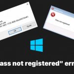 Fix class not registered error on windows