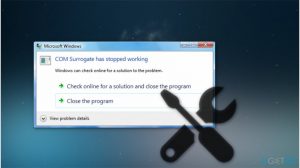 Fix com surrogate has stopped working error