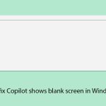 Fix copilot shows blank screen in windows 11 copy