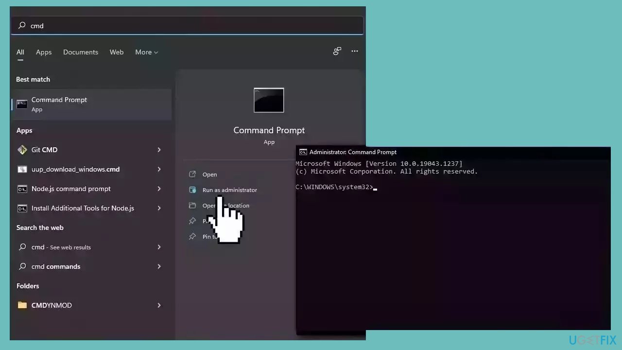 Fix corrupted system files