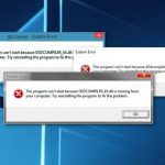 Fix d3dcompiler 43 dll is missing error