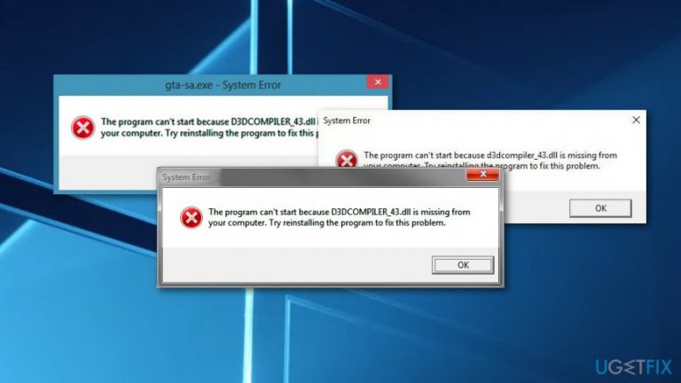 How to fix D3DCompiler_43.dll is Missing error?