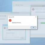 Fix element not found error on windows