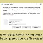 Fix error 0x80070299 the requested operation could not be completed due to a file system limitation copy