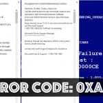 Fix error code 0xa297sa