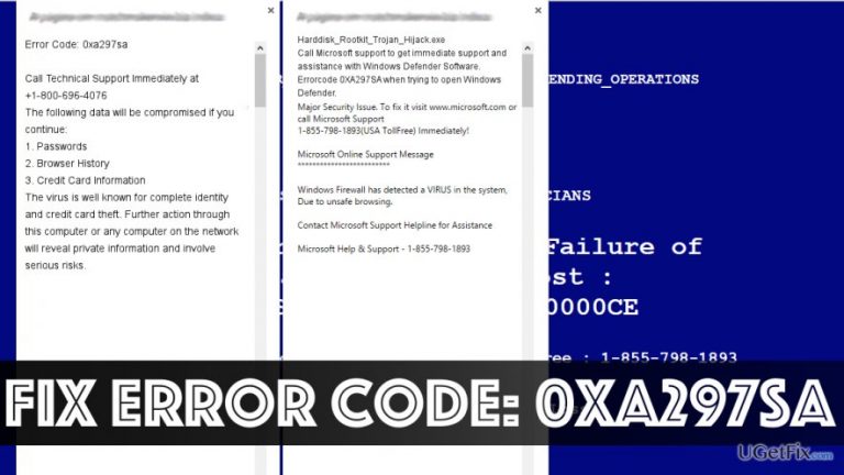 How to Fix Error Code: 0xa297sa?