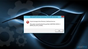 Fix error file not found on windows