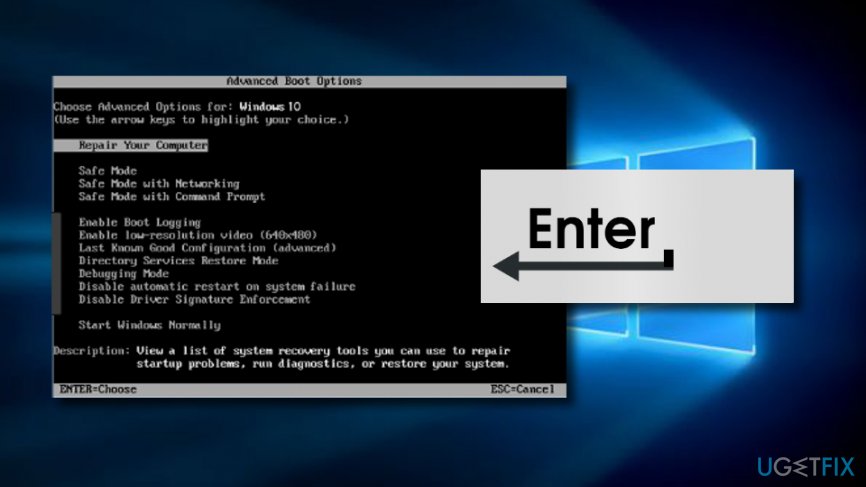 Fix Boot Configuration Error Code 0xc0000454 on Windows 10 by running Startup Repair