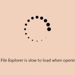Fix file explorer is slow to load when opening folders