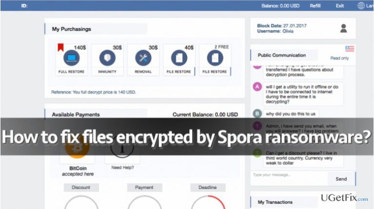 How to Fix Files Encrypted by Spora Ransomware?