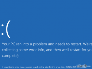 Fix hal initialization failed bsod fix