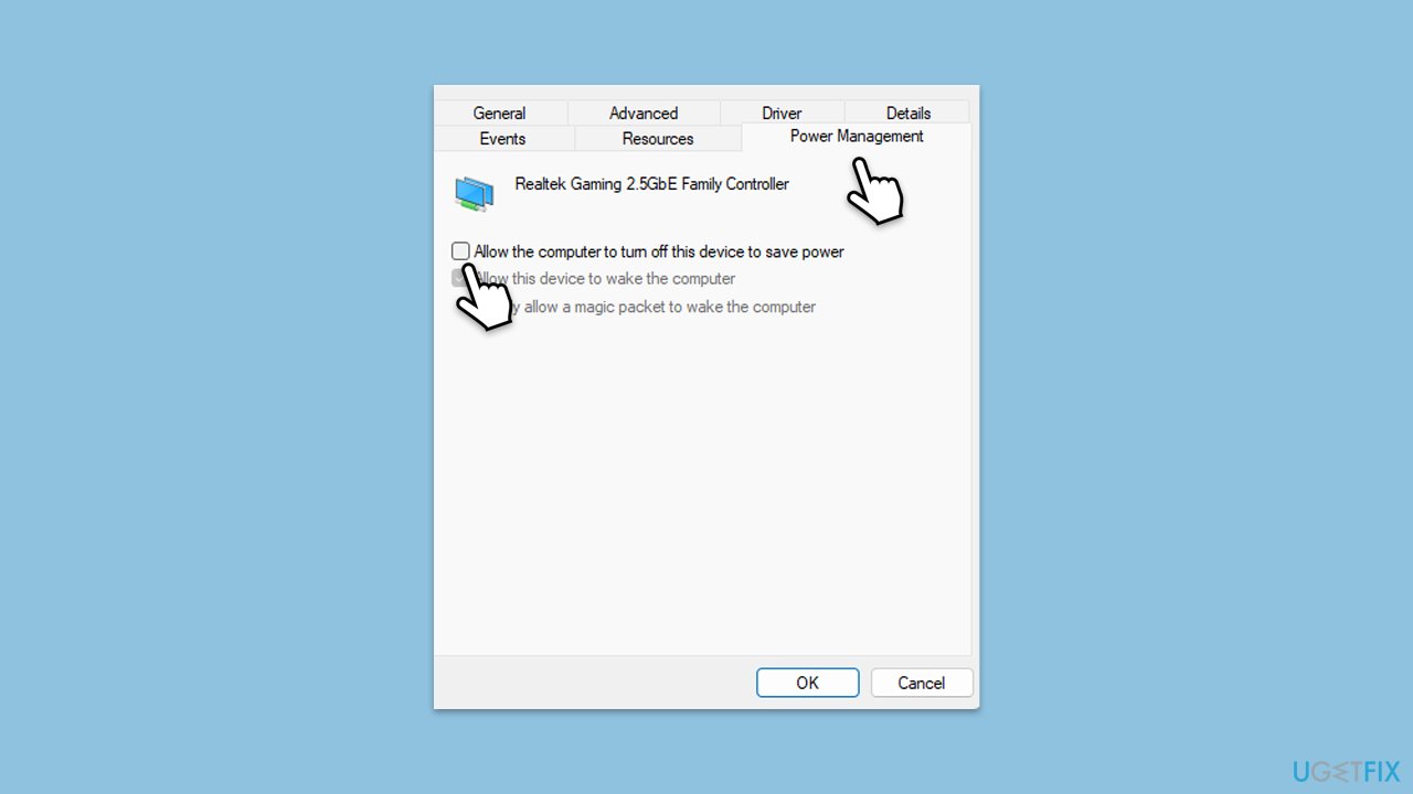 Fix laptop touchepad doesnt work properly when battery is charging change power management