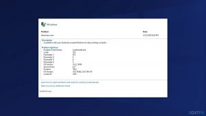 Fix live kernel event code 193 on windows