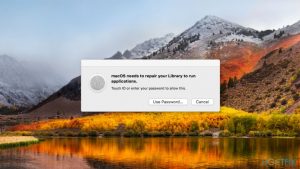 Fix macos needs to repair your library to run applications