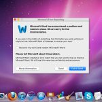 Fix microsoft word has encountered a problem and needs to close error on mac