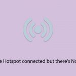 Fix mobile hotspot connected but theres no internet copy