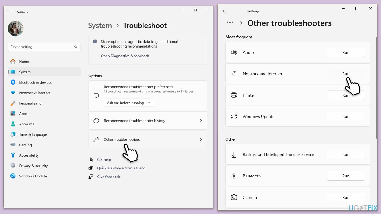 Fix mobile hotspot connected but theres no internet run troubleshooter Fix mobile hotspot connected but theres no internet run troubleshooter
