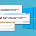 Fix msvcr120 dll is missing error on windows