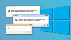 Fix msvcr120 dll is missing error on windows