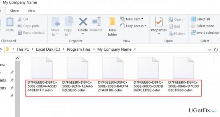 How to fix encrypted files by ODIN ransomware?