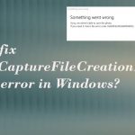 Fix photocapturefilecreationfailed camera error