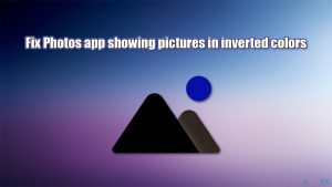 Fix photos app showing pictures in inverted colors