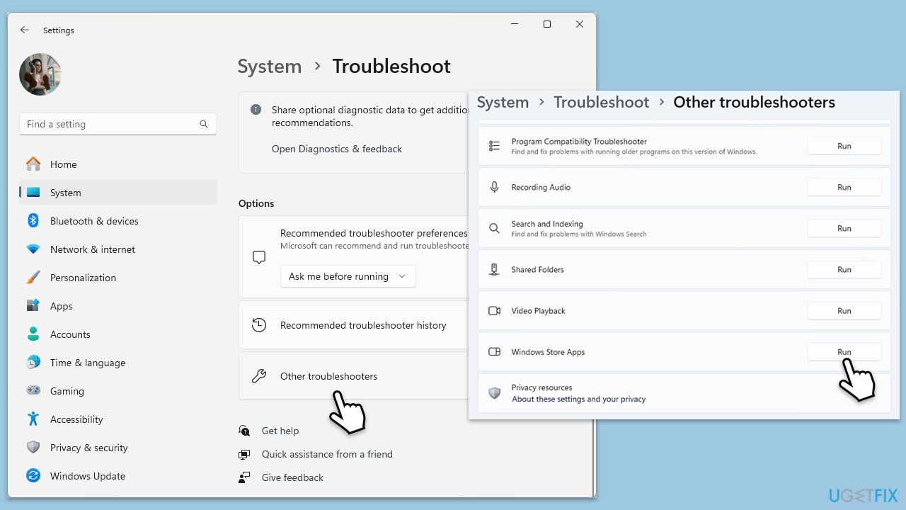 Fix photos staying as a background process on windows run troubleshooter copy Fix photos staying as a background process on windows run troubleshooter copy