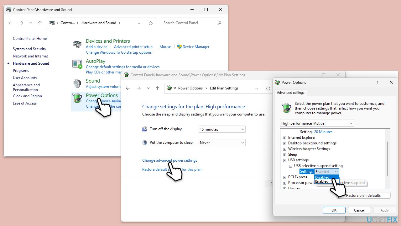 Fix plugging in usb crashes windows pc disable usb selective suspend copy