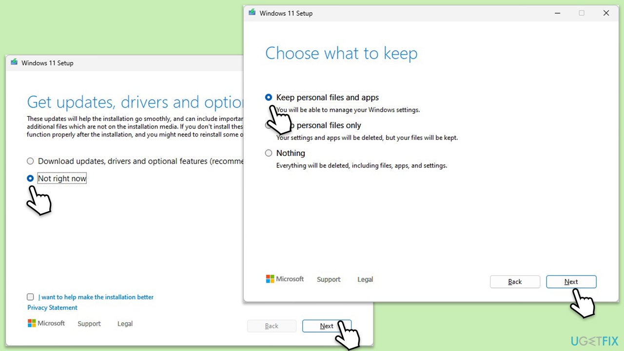 Fix power and battery settings missing in windows 11 repair install