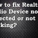 Fix realtek audio device not showing up not loading