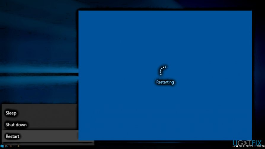 Windows 10 stuck during restarting