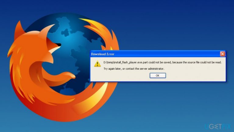 How to fix “Source file could not be read” error on Firefox?