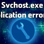 Fix svchost exe application error