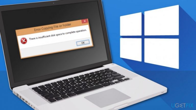 How to fix “There is insufficient disk space to complete operation” error?