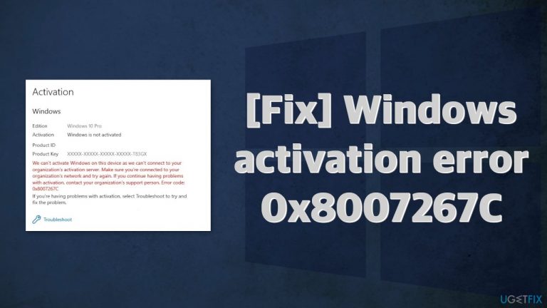 [Fix] Windows activation error 0x8007267C