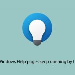 Fix windows help pages keep opening by themselves copy