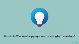 Fix windows help pages keep opening by themselves copy